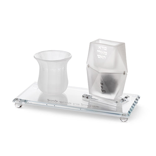 סט הבדלה מהודר קריסטל