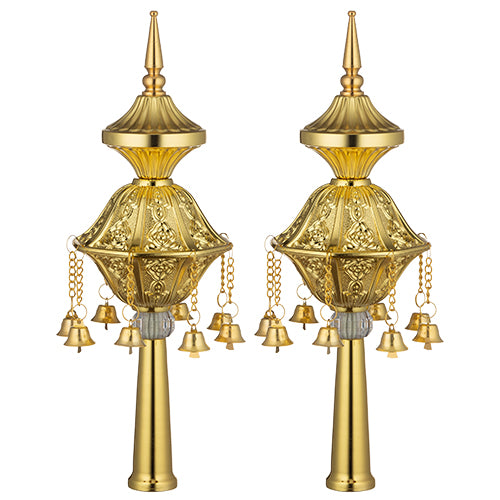 זוג רימונים זהב לספר תורה