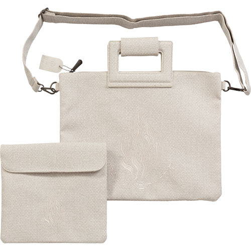 תיק מפואר לטלית דמוי עור "פשתן"