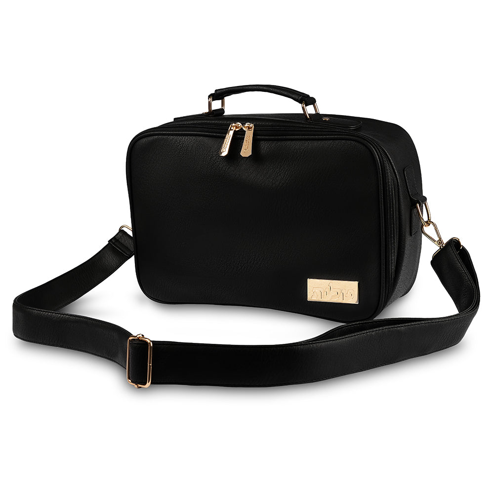 תיק טלית גוון שחור פיו מפואר עם ידית