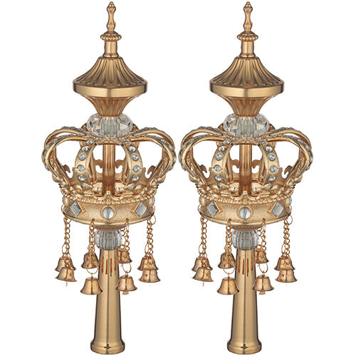 זוג רימונים זהב לספר תורה