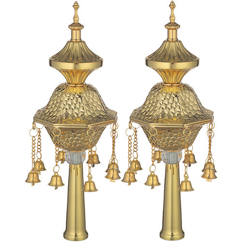 זוג רימונים ציפוי זהב כסף לספר תורה