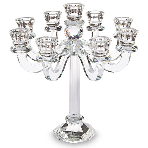 תשעיית פמוטי קריסטל מהודרים 24.5 ס"מ